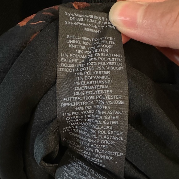 Rib Waist Long Sleeve Midi Dress - Picture 7 of 9